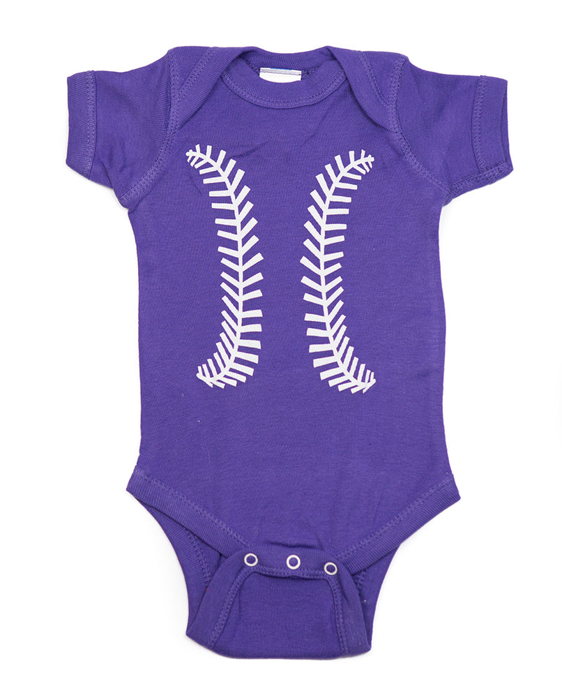 Baseball Purple & White Outfit