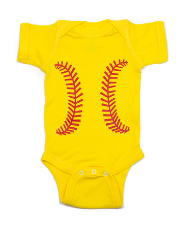 Baseball Yellow & Red Outfit
