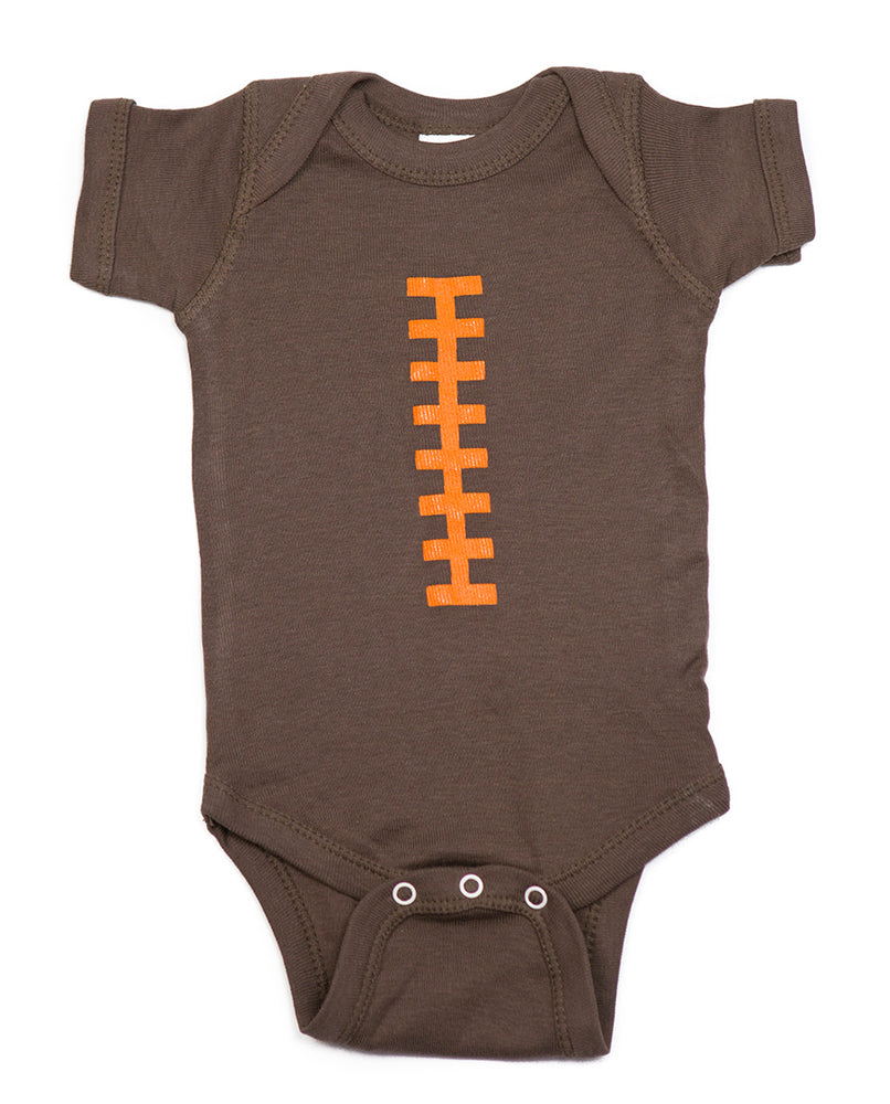 Football Brown and Orange Outfit