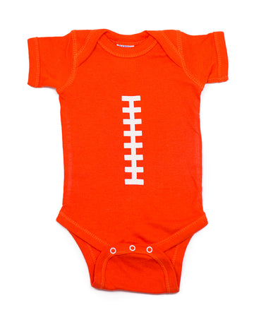 Football Orange and White Outfit